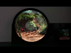 Pantalla LCD AIO con pantalla táctil redonda