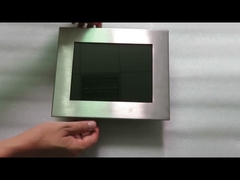 Monitoreo LCD HDMI impermeable de aleación de aluminio con altavoces montado en el lado para soporte en forma de U