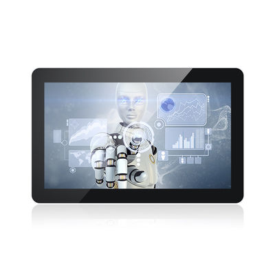 15.6" Multi-touch Screen pcap touch monitor VGA DVI HDMI input IP65 front VESA mount