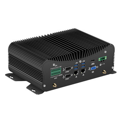 Embedded Box PC industrial computer mini PC box LAN GPIO RS232 485 aluminum casing